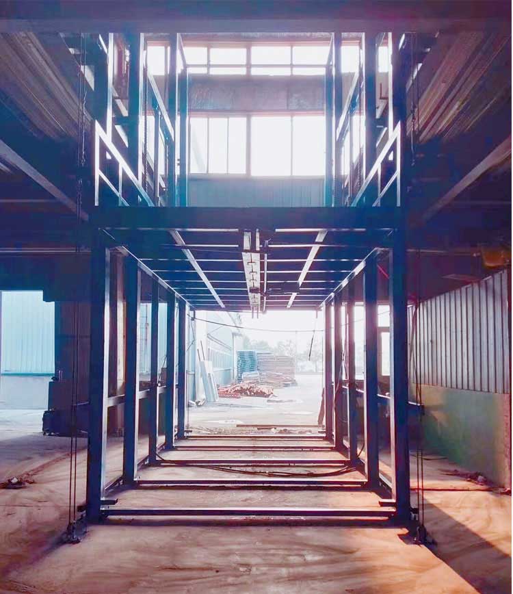 6噸導軌式升降平臺于內(nèi)蒙古巴彥淖爾市