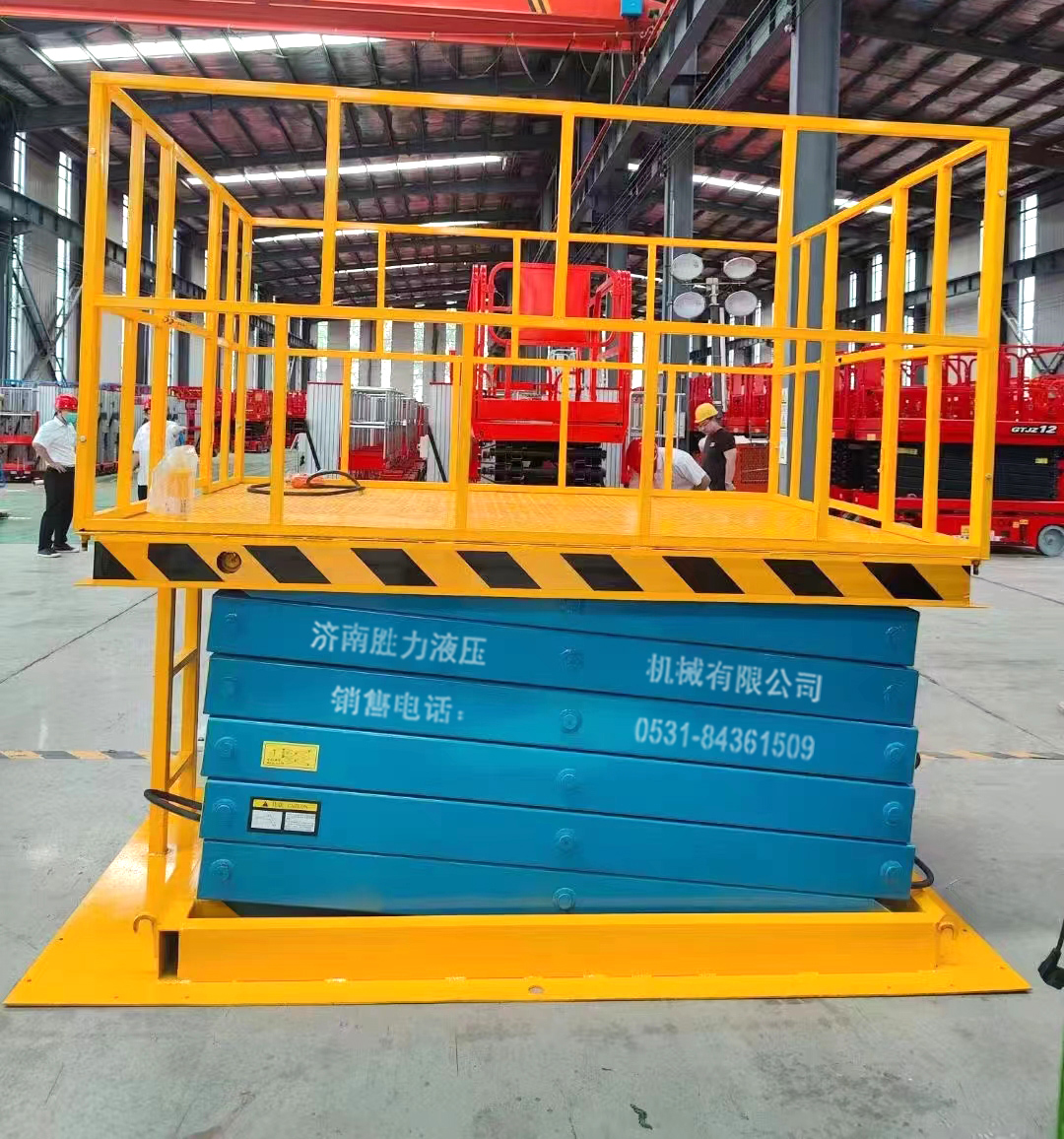 定制剪叉升降平臺(tái)組裝調(diào)試完畢！